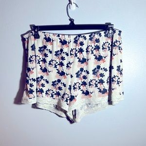 Tommy John Sleep Shorts Women’s XL Soft Lace Trim